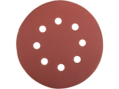 Круг шлифовальный универсальный "Велкро", 5шт., 125мм  Р320, 8 отверстий, STAYER: фотография 1