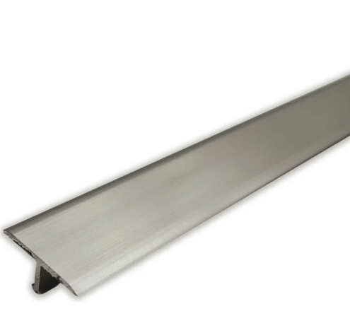 Порог стык Т-образный 26мм  1,8м  анодированный серебро матовое: фотография 1