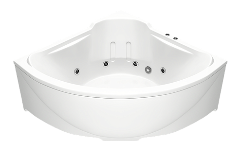 Ванна BAS Ирис с гидромассажным оборудованием Flat : фотография 1