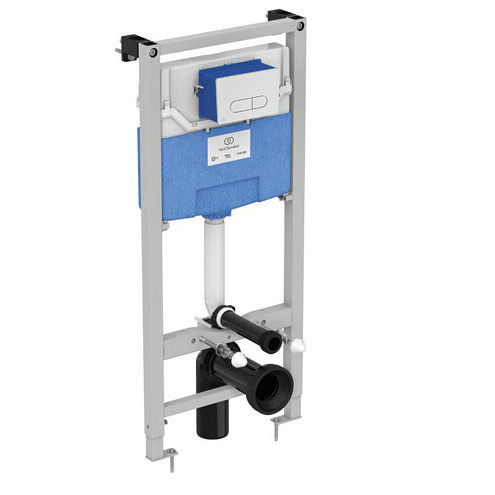 Пневматический промо-набор: встраиваемая инсталляция для монтажа подвесных унитазов R027767 PROSYS 120 P и панель смыва R0116AA OLEAS: фотография 1