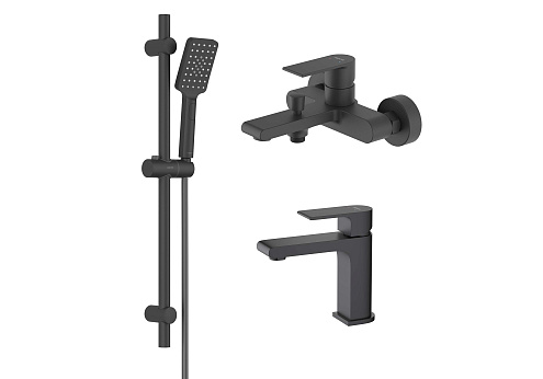 Комплект для ванны 3в1 Aquatek AQ1430MB Лира AQ1410MB+AQ1440MB+AQ2018MB: фотография 1