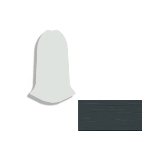 LL 022 Наружный угол 67мм Антрацит : фотография 1