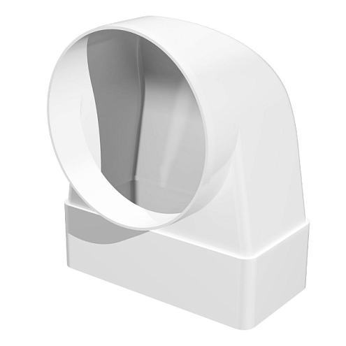 Соединитель угловой 620СК12,5КП D125 90° 60х204 ERA: фотография 1