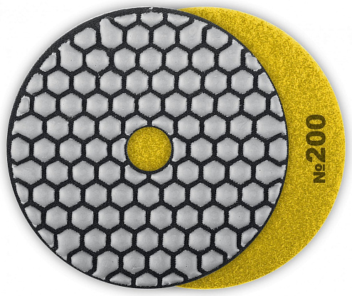 Алмазный гибкий шлифовальный  круг (АГШК) "Черепашка" сухая шлифовка, 100мм №200: фотография 1