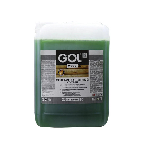 Состав огнебиозащитный GOLwood №260,  5кг: фотография 1