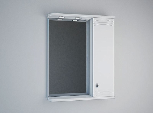 Зеркало Лира 55 арт.04  электрика, правое : фотография 1