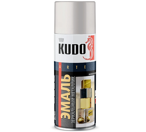 Эмаль аэрозольная универсальная MIRROR FINISH, Хром зеркальный, 520мл : фотография 1