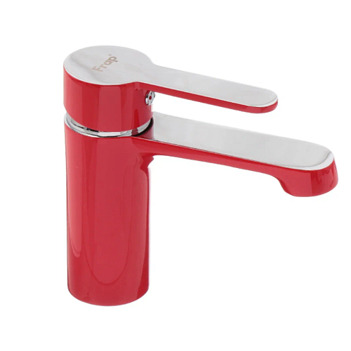 Смеситель для умывальника 35к 1043F FRAP б/отв, п/гайку, красный: фотография 1