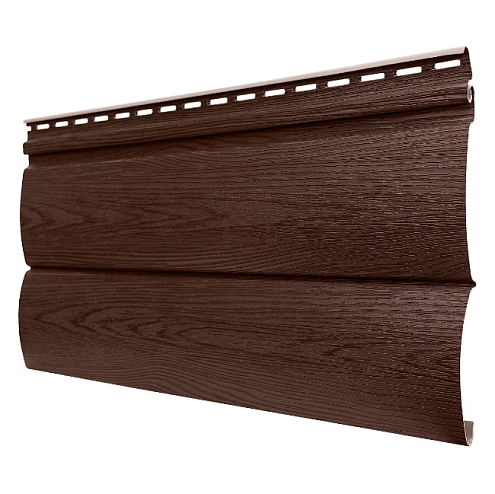 Сайдинг Технонитколь Фактур, Блок хаус, Орех 3м: фотография 1