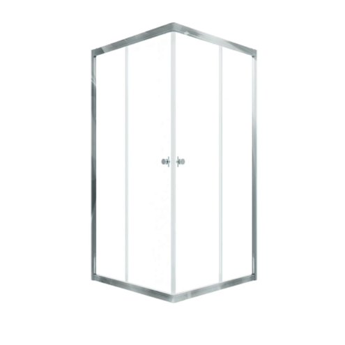 Душевое ограждение "Вента-Хром" 90х90, квадрат : фотография 1