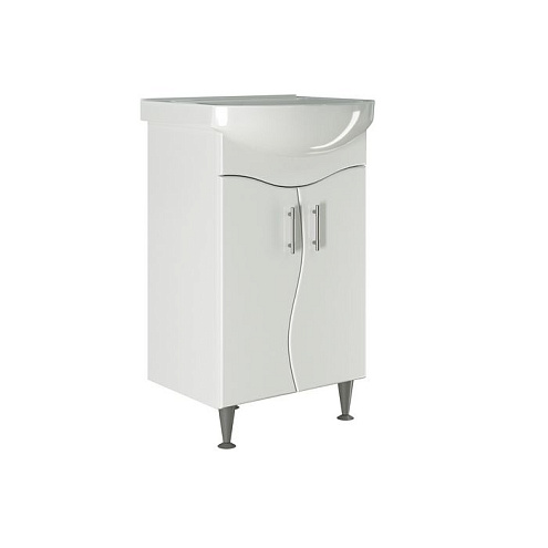 Тумба "АНГАРА-52" под умывальник Альфана-52 ПВХ: фотография 1