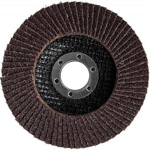 Круг лепестковый торцевой "БАЗ", 125х22мм, P60: фотография 1