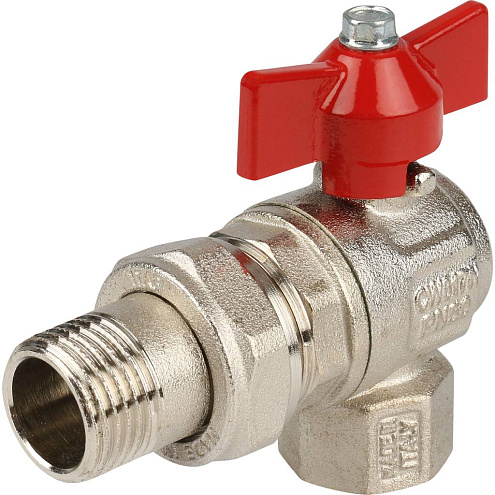 Кран шаровой американка угловой 1/2" бабочка ITAP IDEAL 298: фотография 1