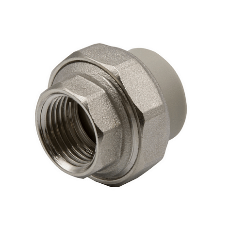 Муфта комбинированная разъемная, внутренняя резьба 20х1/2'' EVER plast   : фотография 1