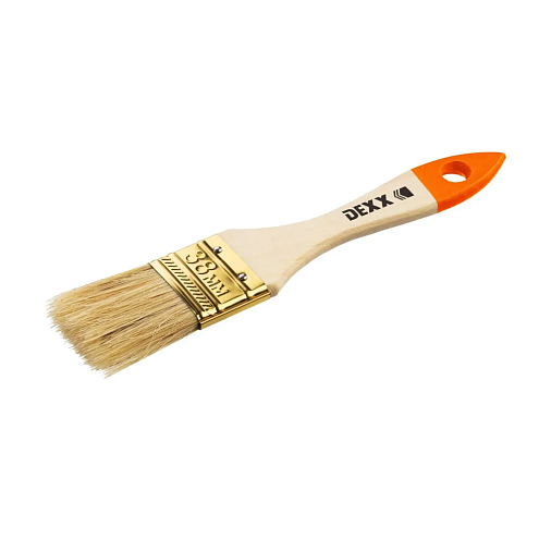 Кисть плоская "ПРАКТИК" 38мм, DEXX: фотография 1