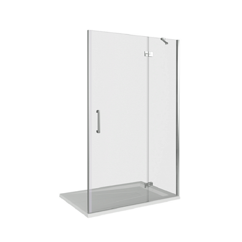 Душевое ограждение SATURN WTW-130-C-CH-R правое: фотография 1