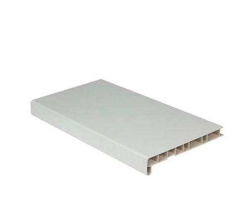 Подоконник ПВХ "МП" белый 6000х150мм: фотография 1