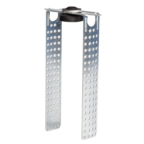 Подвес Knauf прямой 120 мм с звукоизоляционной вставкой для профиля 60х27 : фотография 1