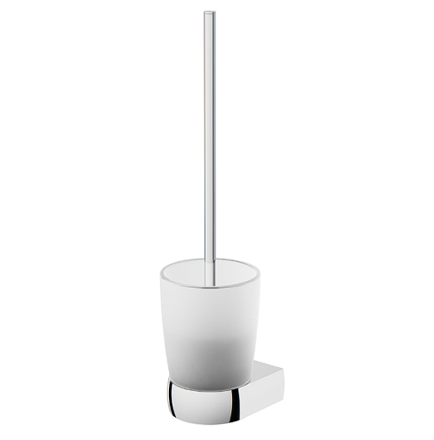 Ершик для унитаза AM.PM Sensation A3033300 со стеклянной настенной подставкой, хром: фотография 1