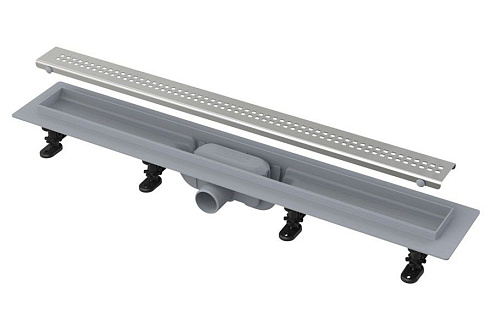 Simple - Водоотводящий желоб с порогами для перфорированной решетки арт. APZ9-550M: фотография 1