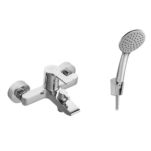 Смеситель Santek Найра для ванны-душа, с аксессуарами, хром: фотография 1