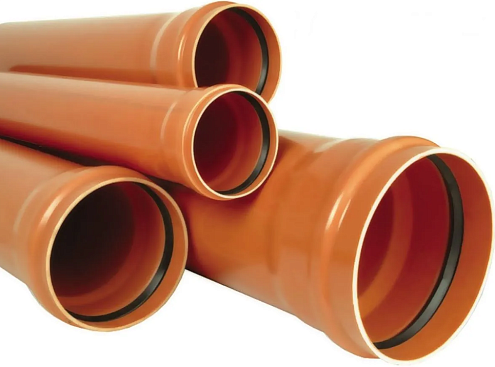 Труба ПП раструбная 110х3,4х5000 наружная Политэк: фотография 1