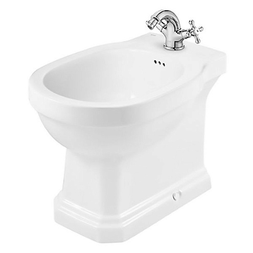 Биде Roca Carmen напольное, с отверстием для смесителя,  белый 3570A4000: фотография 1