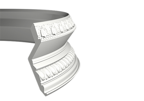 Карниз 1.50.137flex размеры 190х183х2000 мм: фотография 1