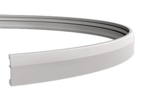 Плинтус 1.53.106 flex размеры 70х17х2000 мм: фотография 1