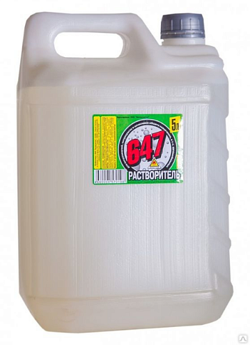 Растворитель 647 Кэпитал, канистра  5л: фотография 1