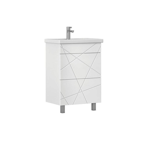 Тумбы Geometry 2-600 под умывальник Фостер 60: фотография 1