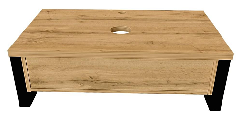 Тумба GRUNGE LOFT 90П 1ящик Дуб Вотан: фотография 1