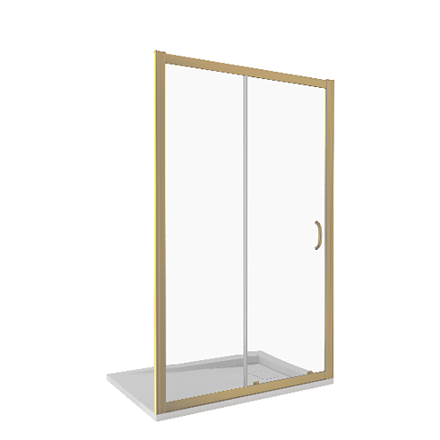 Душевое ограждение JAZZE WTW-110-C-G: фотография 1