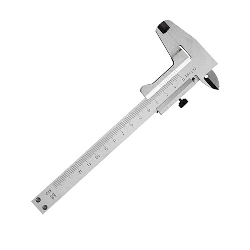 Штангенциркуль металлический 125мм, точность 0,05мм, класс точности 1: фотография 1