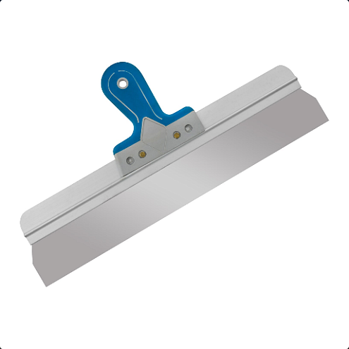 Шпатель фасадный, нержавеющая сталь 0,6мм, двухкомпонентная литая рукоятка, 450мм, РемоКолор: фотография 1