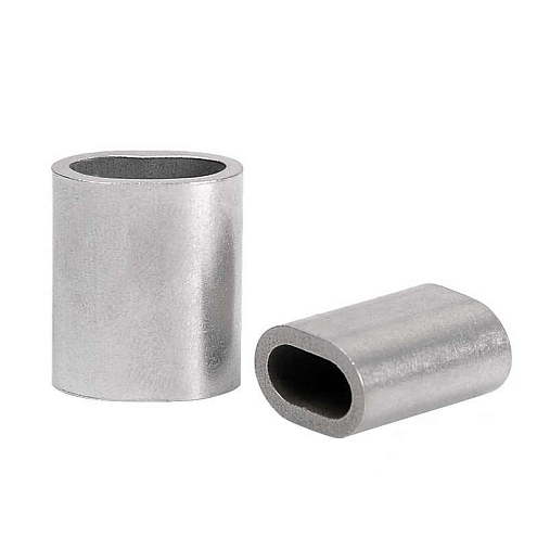 Наконечник троса алюминиевый  4мм, 2шт "Fixbox": фотография 1