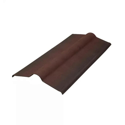 Ондулин Конек 0,36х1,0м, коричневый: фотография 1