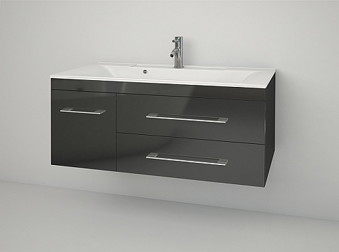 Тумба Элен 100 арт.106 черная: фотография 1