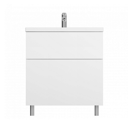 Тумба под раковину 75 AM.PM Gem M90FSX07522WG32 напольная белый глянец: фотография 1