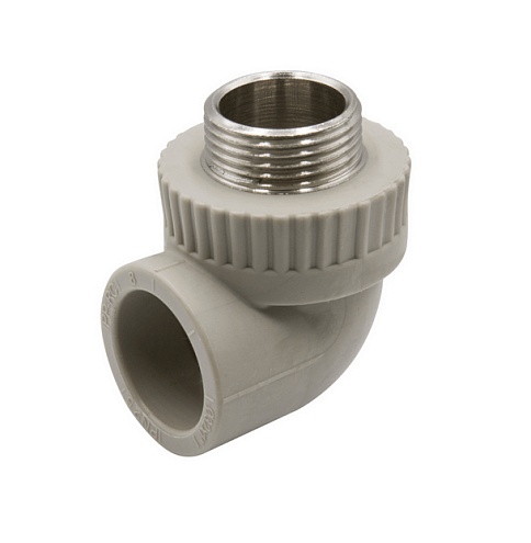 Уголок комбинированный наружная резьба  32х1'' EVER plast   : фотография 1