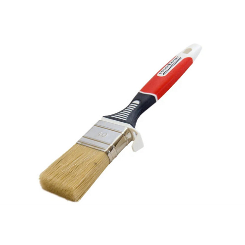 Кисть флейцевая для стеновых и фасадных красок 40мм, смешанная щетина, 3К ручка, ColorExpert: фотография 1