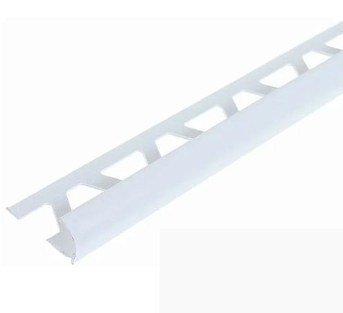 Угол наружный для керамической плитки 9-10мм, белый, 2,5м : фотография 1