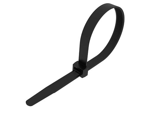 Хомут кабельный 7.6х500 нейлон черный уп.100шт Rexant 07-0503: фотография 1
