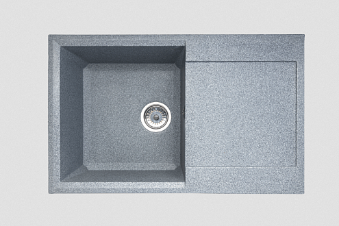 Мойка GRANICOM NOVELL Маура 781х495 мм серый без сифона: фотография 1