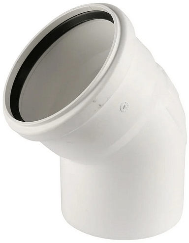 Отвод 110х45° Синикон Комфорт Плюс: фотография 1