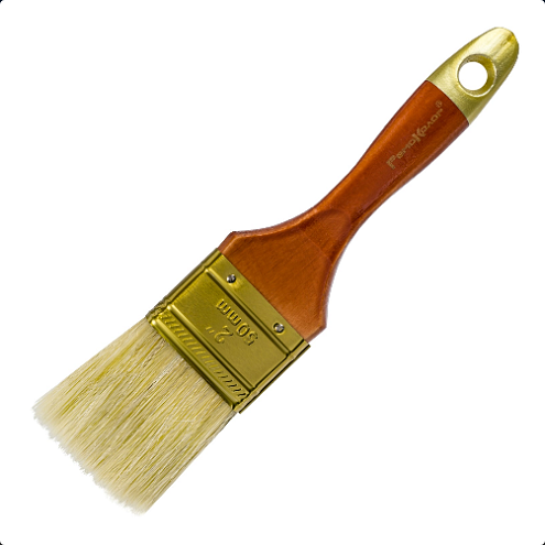 Кисть "ПРОФИ",  50мм, натуральная щетина, для всех ЛКМ, РемоКолор: фотография 1