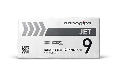 Шпатлевка полимерная финишная DANOGIPS JET 9  20кг: фотография 1