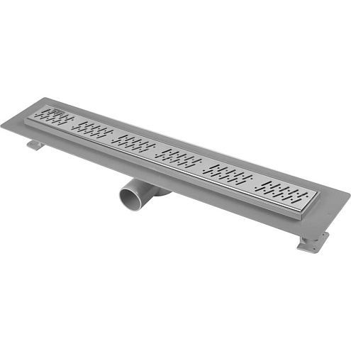 Душевой трап 600 мм с металлической решеткой, короб FLISSEN: фотография 1