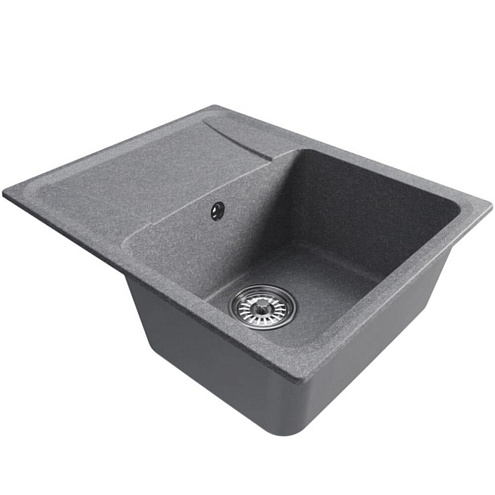 Мойка ML-GM26 с крылом, графит (342), 470х580х190 мм: фотография 1