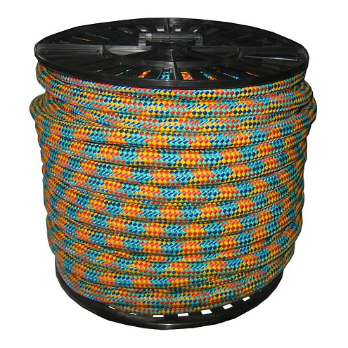 Шнур капроновый 48-и прядный цветной  16мм : фотография 1